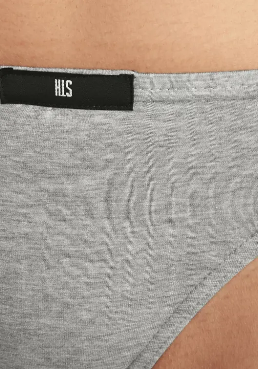 Discount H.I.S Slip Marine, Rot, Khaki, Blau, Grau-Meliert