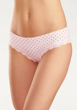Online LASCANA Slip Rose-Gepunktet, Gestreift, Uni