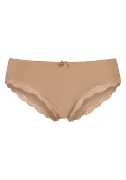Hot LASCANA Slip White, Schwarz, Beige