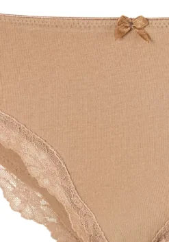 Hot LASCANA Slip White, Schwarz, Beige