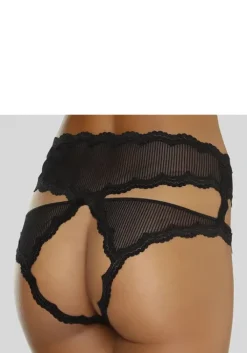 Online petite fleur gold Slip-Ouvert Schwarz