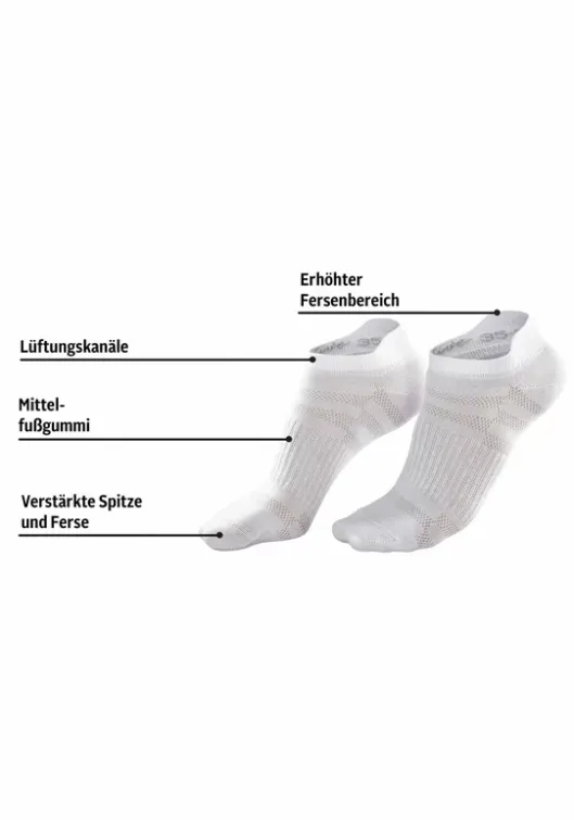 Outlet LASCANA ACTIVE Sneakersocken 7X Weis
