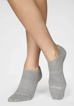 Hot LASCANA ACTIVE Sneakersocken 3X Weis, 2X Schwarz, 2X Grau-Meliert