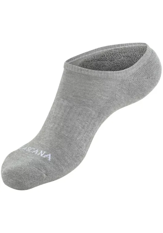 Hot LASCANA ACTIVE Sneakersocken 3X Weis, 2X Schwarz, 2X Grau-Meliert