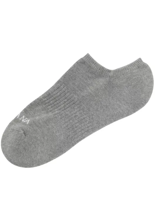 Hot LASCANA ACTIVE Sneakersocken 3X Weis, 2X Schwarz, 2X Grau-Meliert