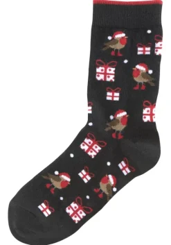 Hot H.I.S Socken 2X Schwarz-Gemustert, 1X Grau-Gemustert