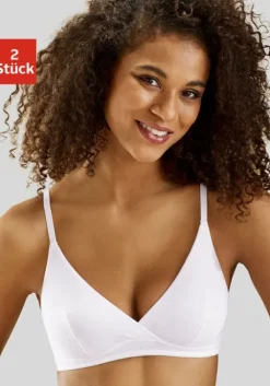 Clearance petite fleur Soft-Bh Schwarz + Weis