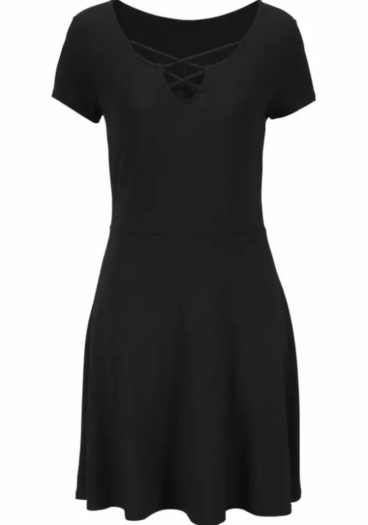 LASCANA Sommerkleid Schwarz