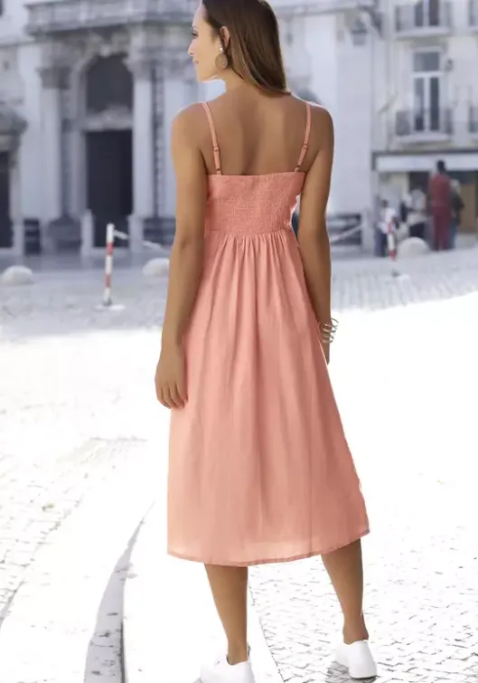 Clearance LASCANA Sommerkleid Puder