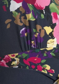 Discount Beachtime Sommerkleid Marine-Bedruckt