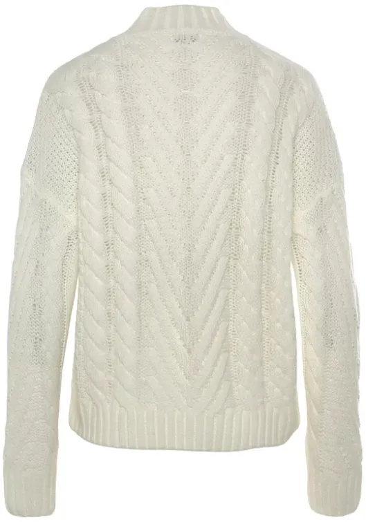 Online LASCANA Stehkragenpullover Creme