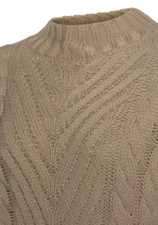 Stehkragenpullover Pullover