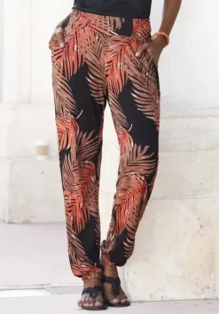 Online LASCANA Strandhose Braun-Orange