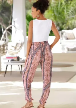 Sale Buffalo Strandhose Rosa-Bedruckt