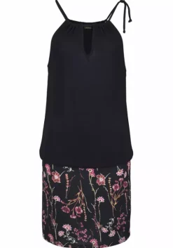 Discount LASCANA Strandkleid Schwarz-Bedruckt