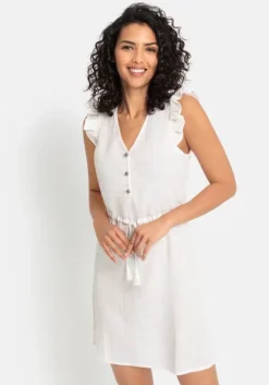 Discount LASCANA Strandkleid Creme-Sand