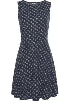Discount Beachtime Strandkleid Marine-Weis