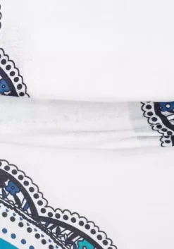 Best Beachtime Strandkleid Blau-Bedruckt