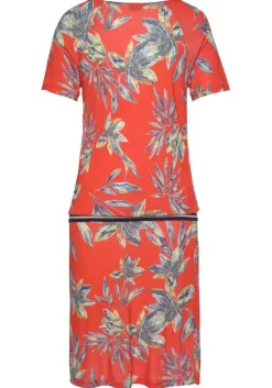 Clearance LASCANA Strandkleid Rot-Bedruckt