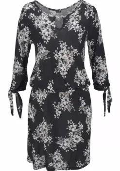 Online LASCANA Strandkleid Schwarz-Creme