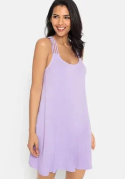New LASCANA Strandkleid Flieder