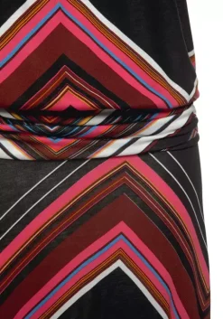 Discount LASCANA Strandkleid Schwarz-Lila-Bedruckt