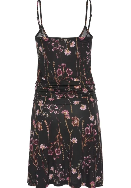 Hot LASCANA Strandkleid Schwarz-Bedruckt