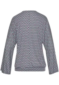 Online Buffalo Strandshirt Turkis-Rot-Bedruckt