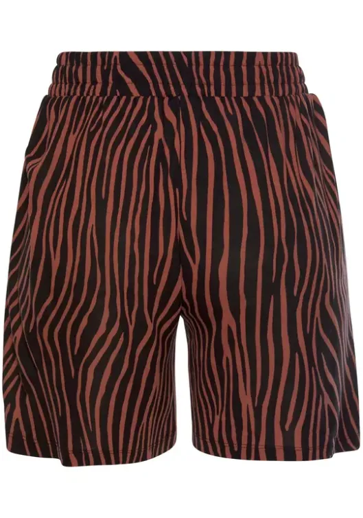 LASCANA Strandshorts Schwarz-Terra-Bedruckt