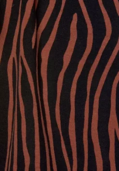 LASCANA Strandshorts Schwarz-Terra-Bedruckt