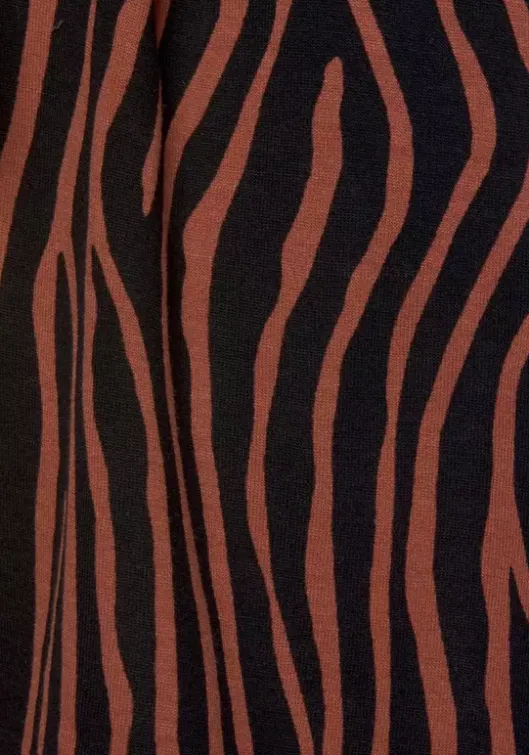 LASCANA Strandshorts Schwarz-Terra-Bedruckt