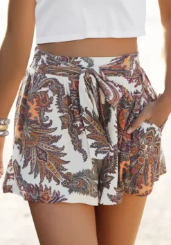 Best LASCANA Strandshorts Weis-Bedruckt