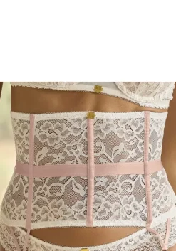 Hot JETTE Strapsgurtel"Velia" Creme-Puder
