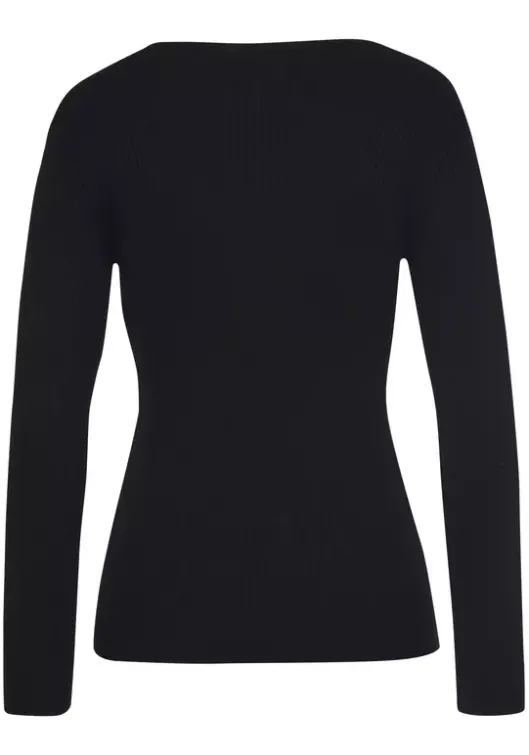 Outlet LASCANA Strickjacke Schwarz