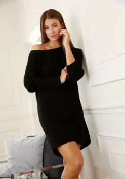 New LASCANA Strickkleid Schwarz