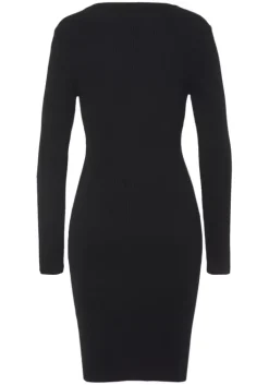 Online Buffalo Strickkleid Schwarz