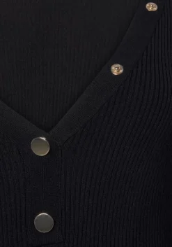 Online Buffalo Strickkleid Schwarz