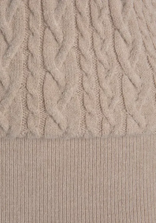 Hot LASCANA Strickkleid Beige