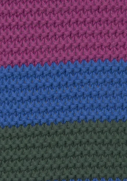 Outlet LASCANA Strickpullover Braun Gestreift