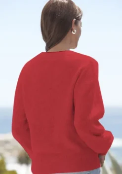Outlet LASCANA Strickpullover Rot