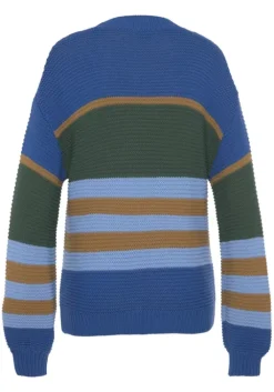 Online LASCANA Strickpullover Blau Gestreift