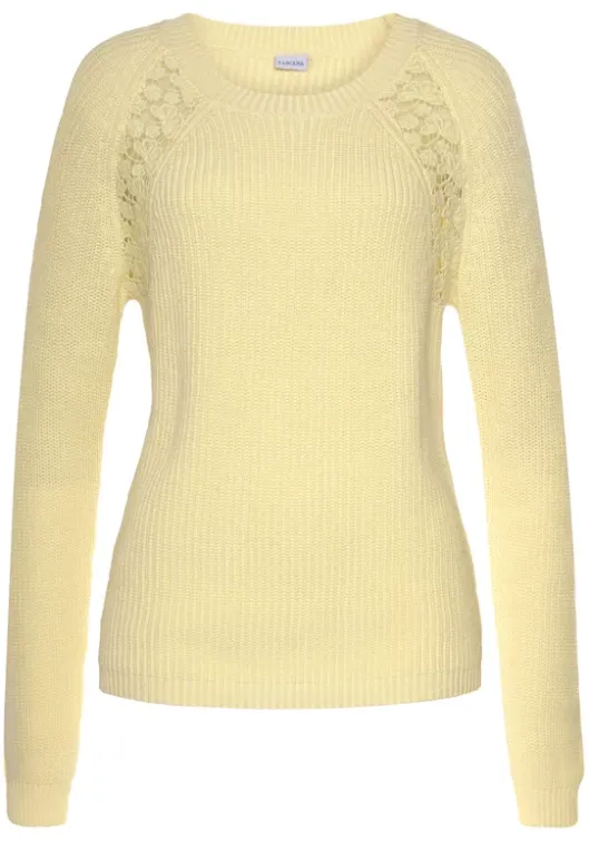 Online LASCANA Strickpullover Sonnengelb