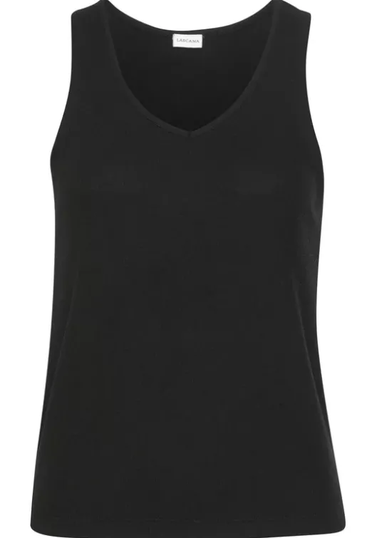 Best LASCANA Stricktop Schwarz