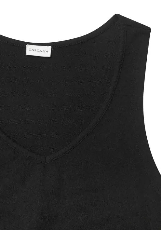 Best LASCANA Stricktop Schwarz