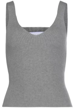 LASCANA Stricktop Grau-Meliert