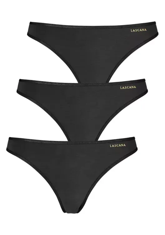 New LASCANA String Schwarz