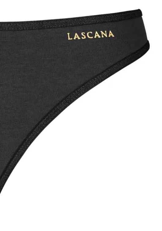 New LASCANA String Schwarz