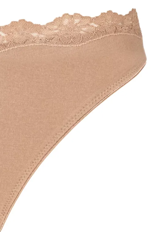 Outlet LASCANA String Beige, Schwarz, Weis