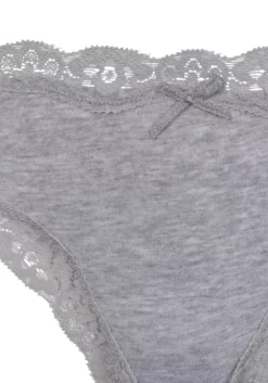 Outlet LASCANA String Grau-Meliert