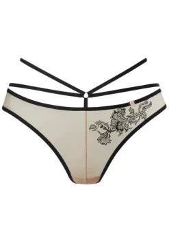 Best JETTE String Schwarz-Caramel